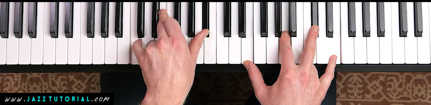 Jazz piano chord voicing