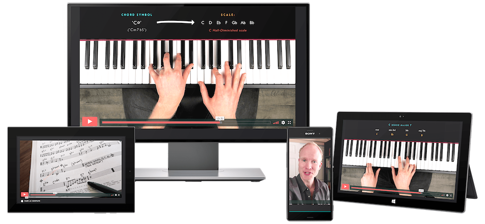 Watch Jazz Tutorial lessons on all devices