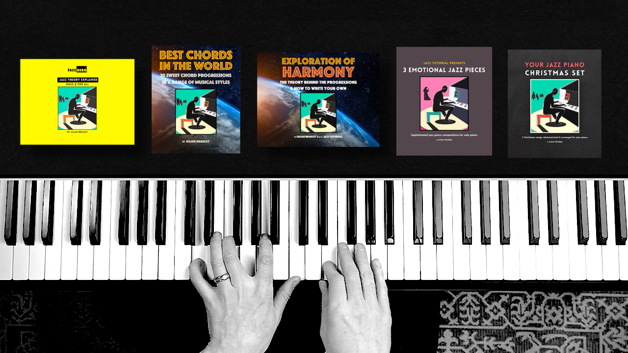 5 jazz piano ebooks by julian bradley