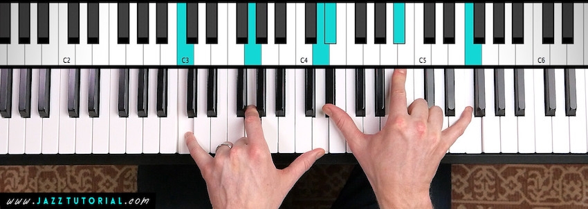 Kenny Barron jazz piano chord voicing C minor 11